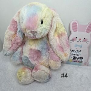 BNWT Customized Jellycat Medium Bashful Bunny "Zuli" #4